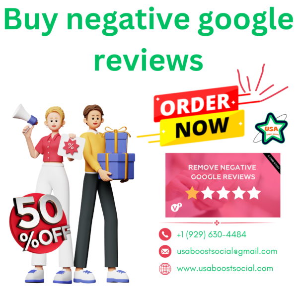 Buy negative google reviews