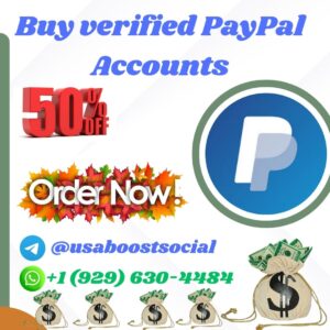 Buy verified PayPal Accounts
